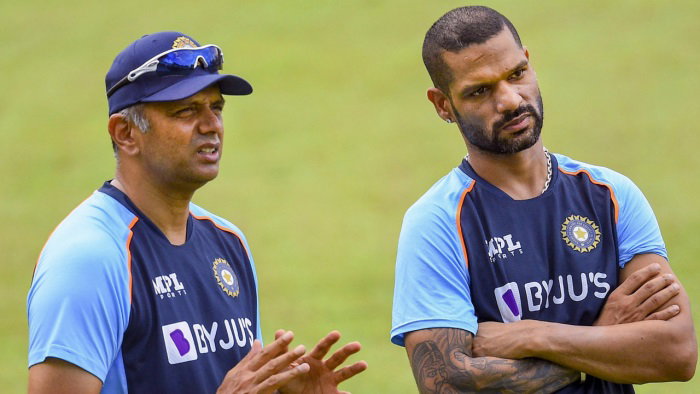 Rahul Dravid and Shkhar Dhawan