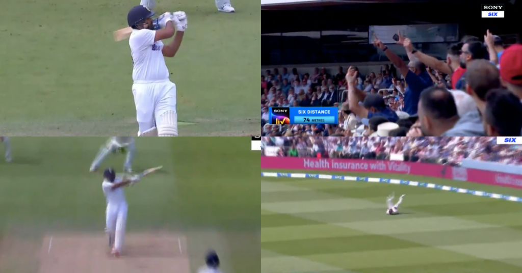 Watch: Rohit Sharma Pulls Mark Wood for a Six; Tries En Encore But Gets Dismissed