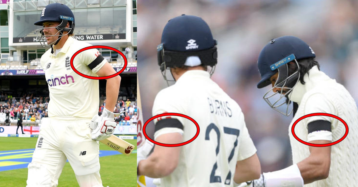 Revealed Why England Players Are Wearing Black Armbands On Day 2 Of