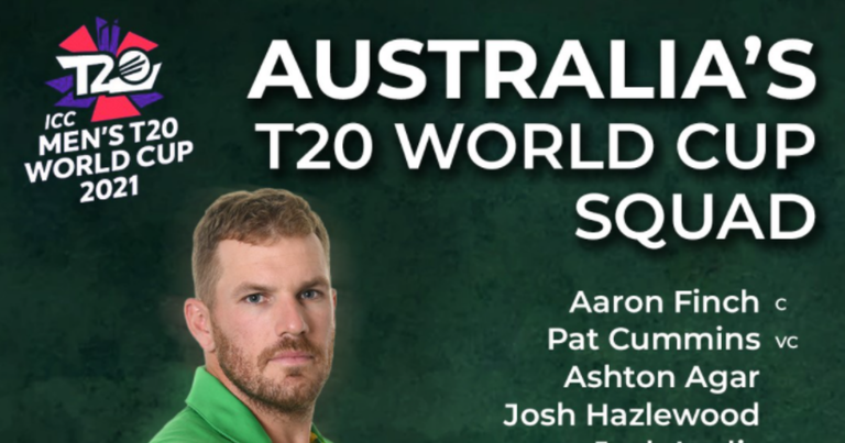Australia Squad For T20 World Cup 2021
