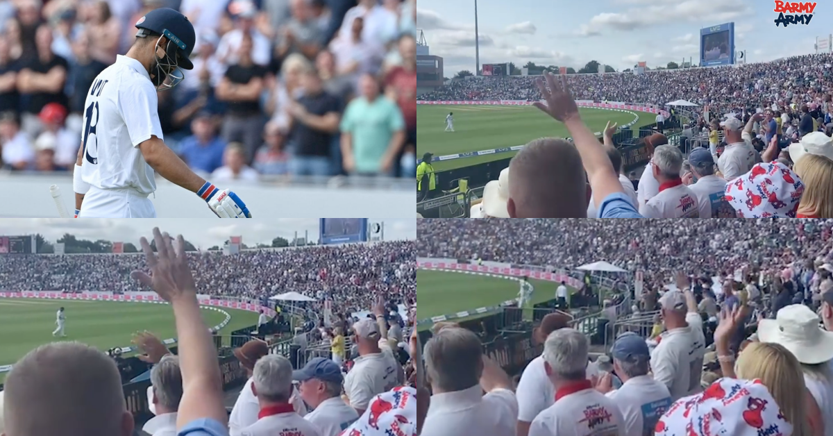 Watch: England Fans Sing 'Cheerio' As Distraught Virat Kohli Walks Back After Being Dismissed