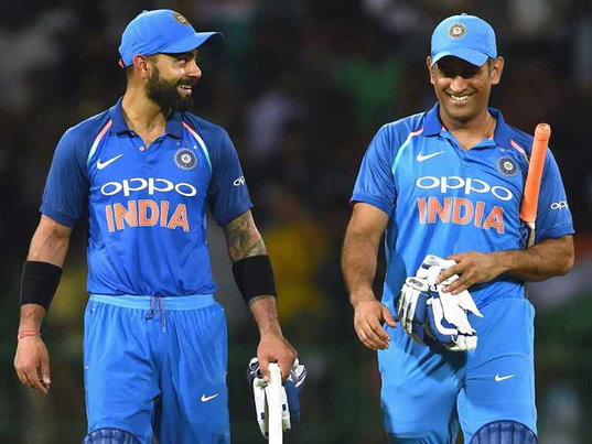 Virat Kohli and MS Dhoni, ODIs