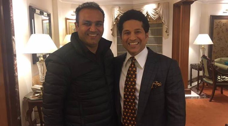 Virender Sehwag and Sachin Tendulkar