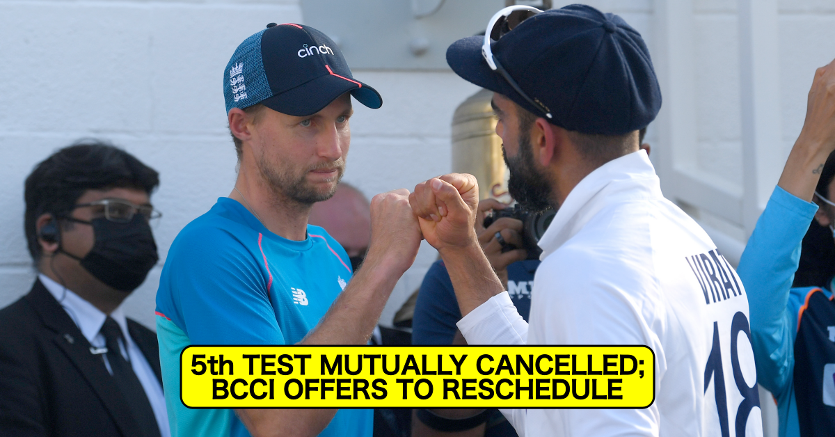 England vs India 2021: 5th Test Called-Off Jointly By BCCI & ECB, BCCI Offers To Reschedule The Cancelled Match