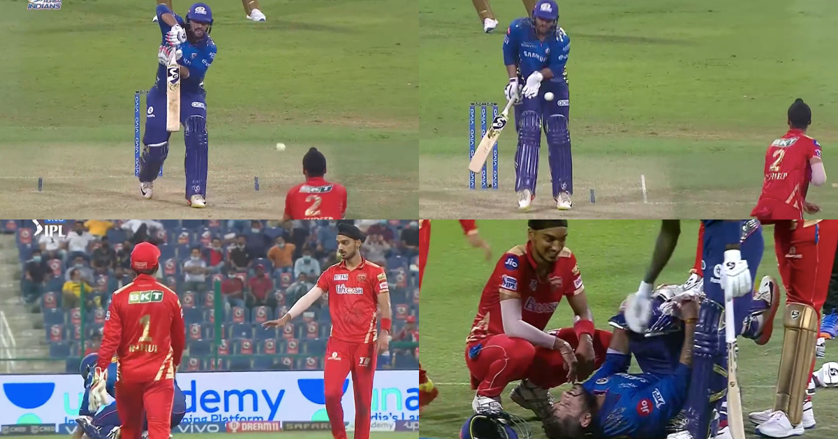 IPL 2021: Watch - Arshdeep Singh’s Throw Hits Saurabh Tiwary In His Crotch