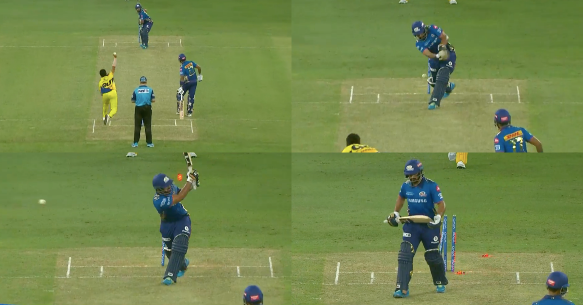 IPL 2021: Watch - Deepak Chahar Castles Debutant Anmolpreet Singh As The Match Hangs In Balance