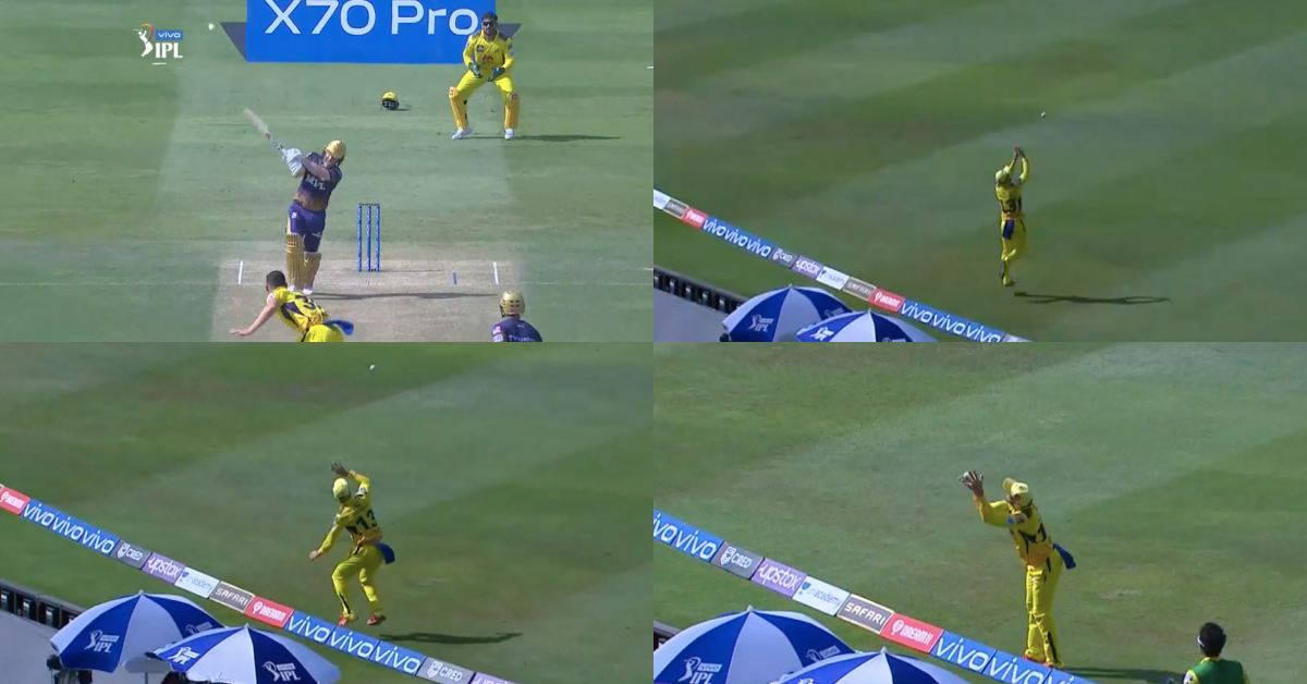 IPL 2021: Watch - Faf du Plessis Takes A Juggling Catch At Long-On To Send Back Eoin Morgan