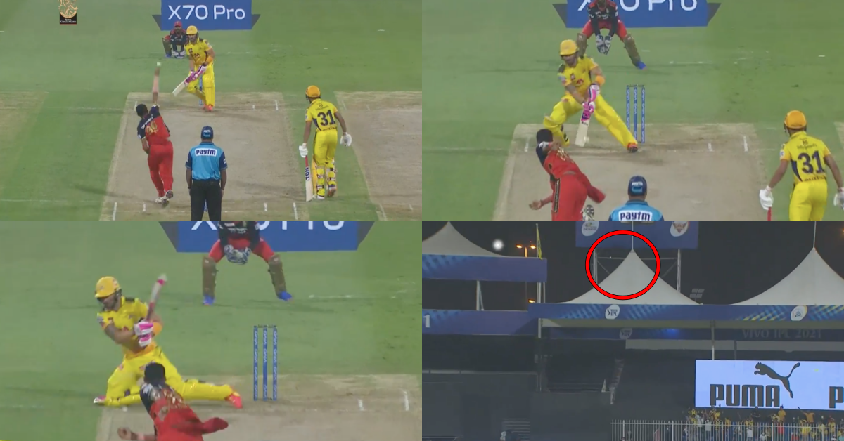 IPL 2021: Watch - Faf Du Plessis Brings Out His Trademark Paddle-Scoop Against Navdeep Saini
