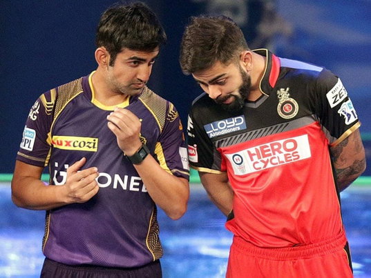 Gautam Gambhir and Virat Kohli