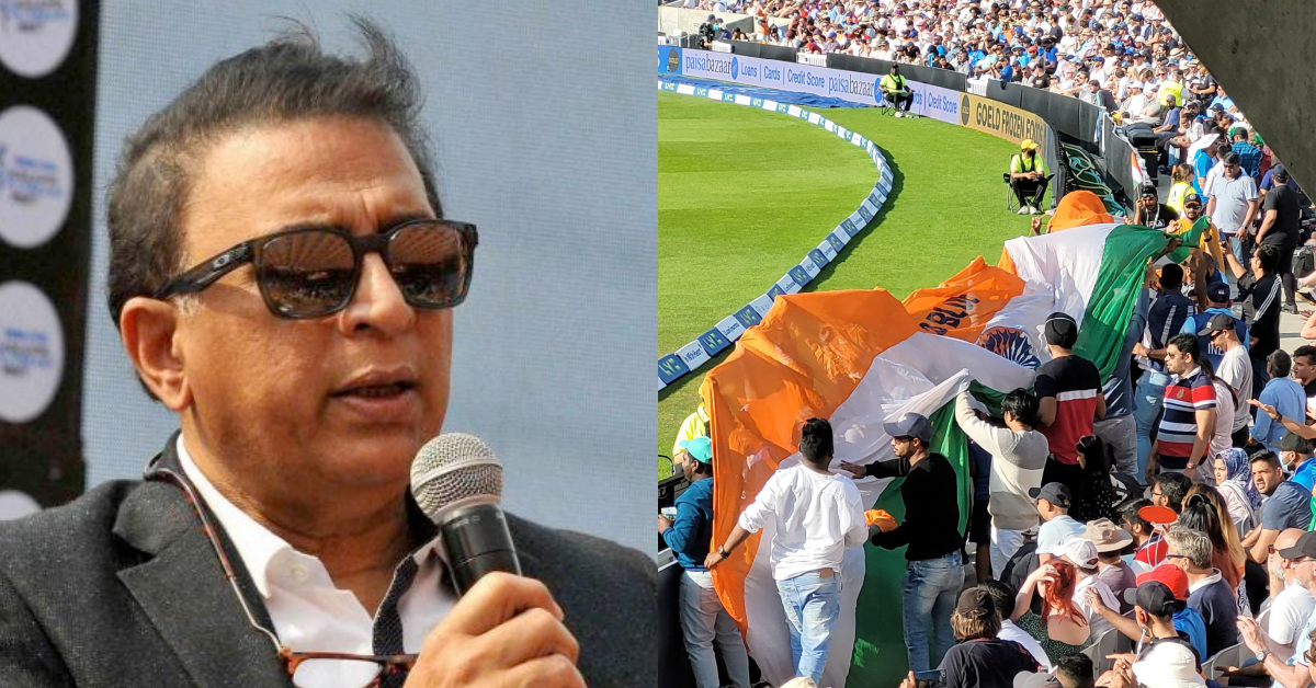 Sunil Gavaskar Unhappy With Indian Fans Defacing, Disrespecting The Tricolor At The Oval