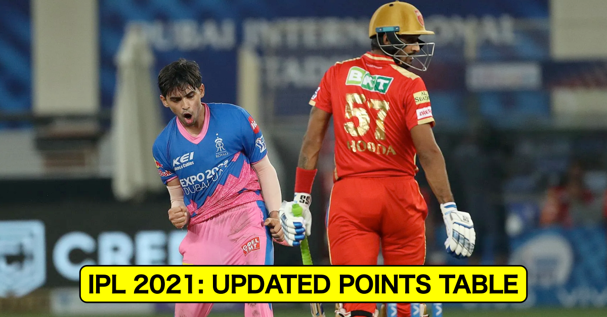 IPL 2021: Updated Points Table, Orange Cap, And Purple Cap Table After PBKS vs RR