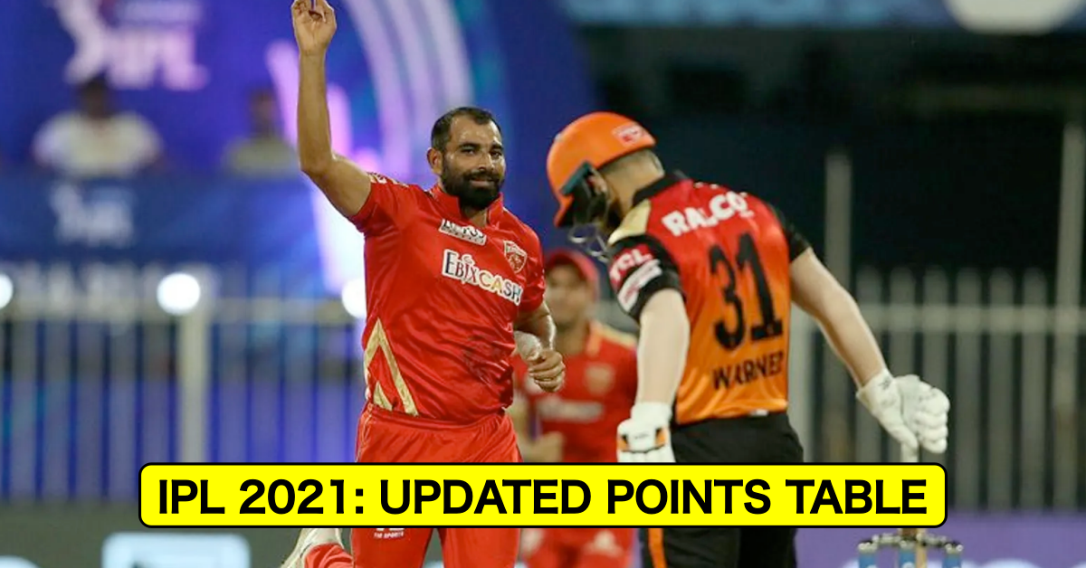 IPL 2021: Updated Points Table, Orange Cap, And Purple Cap Table After SRH vs PBKS