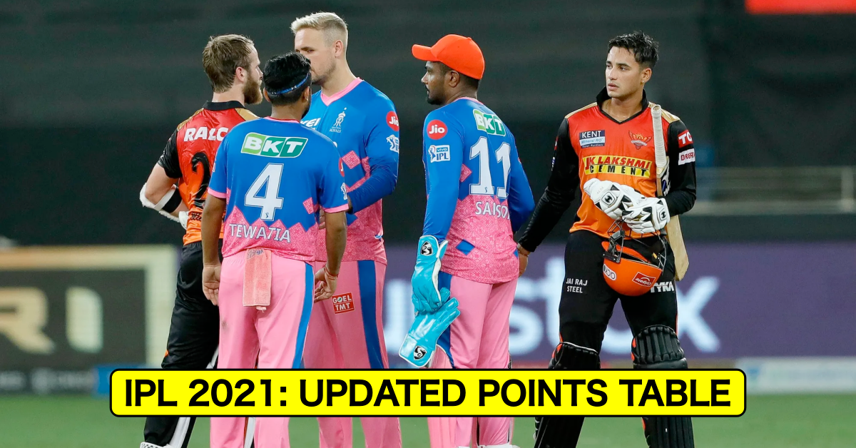 IPL 2021: Updated Points Table, Orange Cap, And Purple Cap Table After SRH vs RR