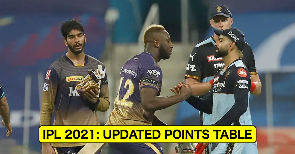 IPL 2021: Updated Points Table, Orange Cap, And Purple Cap Table After KKR vs RCB
