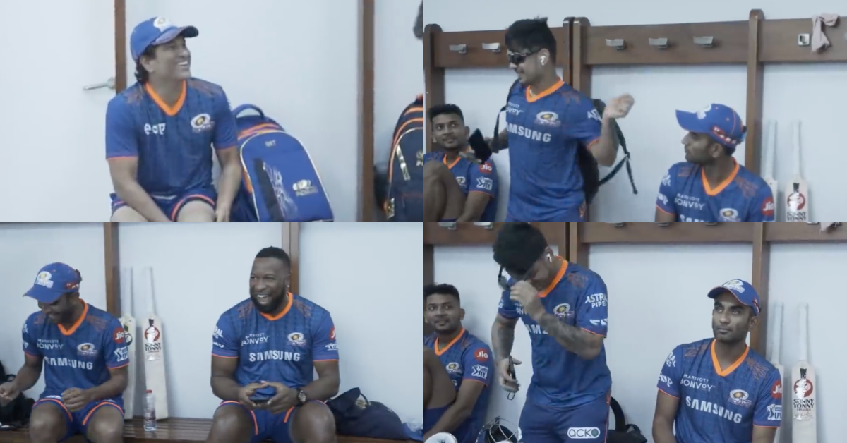 IPL 2021: Watch – Ishan Kishan's Gesture After Spotting Sachin Tendulkar In Dressing Room Leaves Kieron Pollard In Splits
