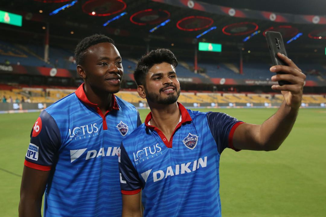 Shreyas Iyer and Kagiso Rabada