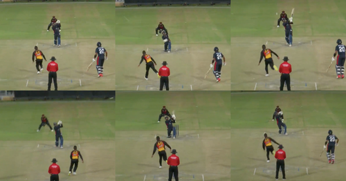 Watch: USA Batsman Jaskaran Malhotra Slams 6 Sixes In An Over Against PNG