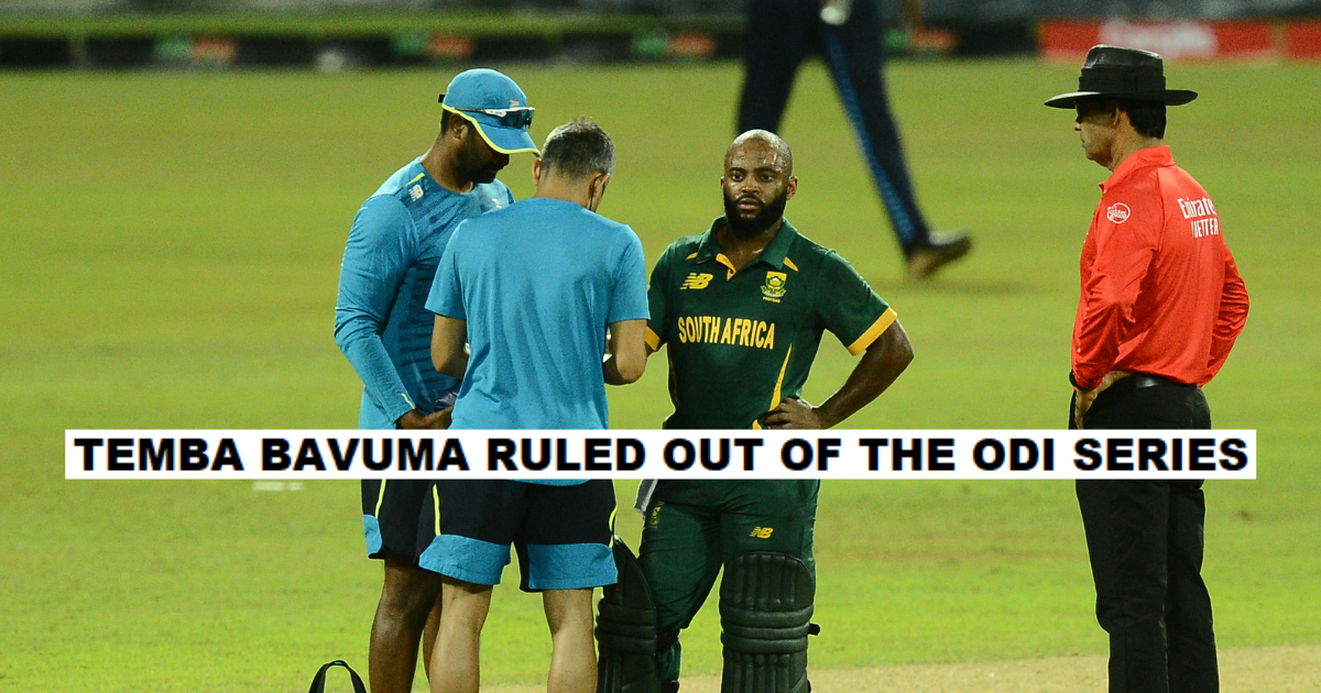 Temba Bavuma Ruled Out Of The ODI Series vs Sri Lanka