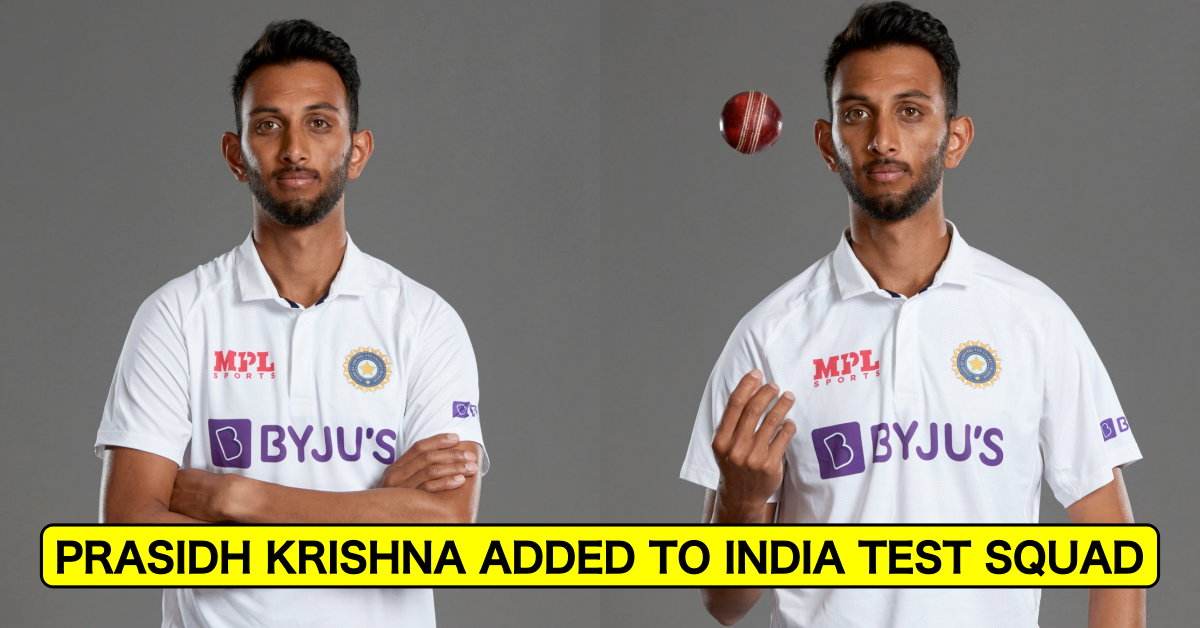 Just IN: BCCI Adds Reserve Player Prasidh Krishna In India Squad For Remainder Of Test Series vs England