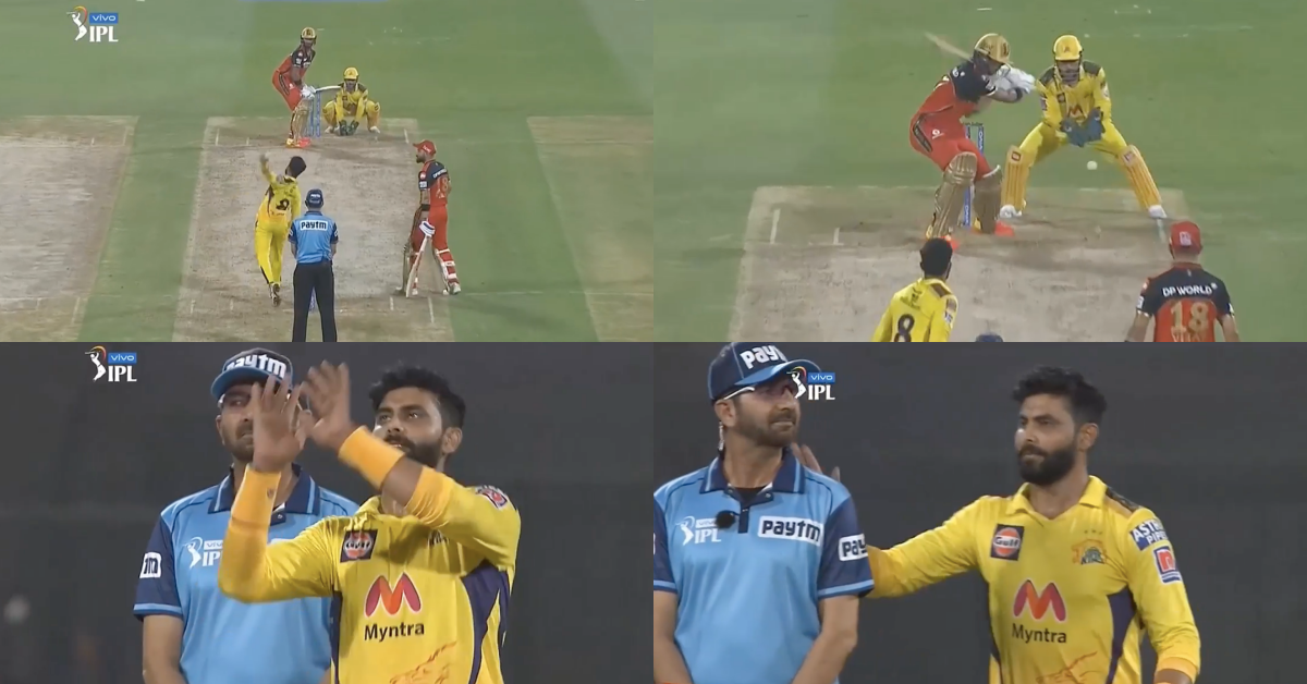 IPL 2021: Watch - Ravindra Jadeja Pats Umpire Anil Chaudhary's Back Appreciating His Decision To Not Give A Wide