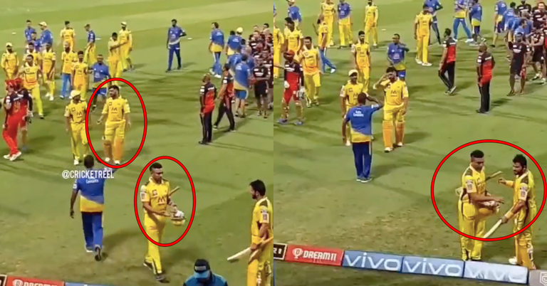 IPL 2021: Watch - Robin Uthappa Carries Bats Of MS Dhoni And Suresh Raina After CSK’s Win Vs RCB