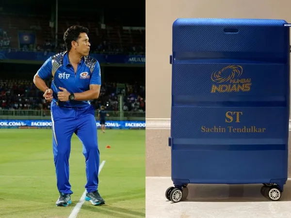 Sachin Tendulkar for MI. Photo- MI Twitter