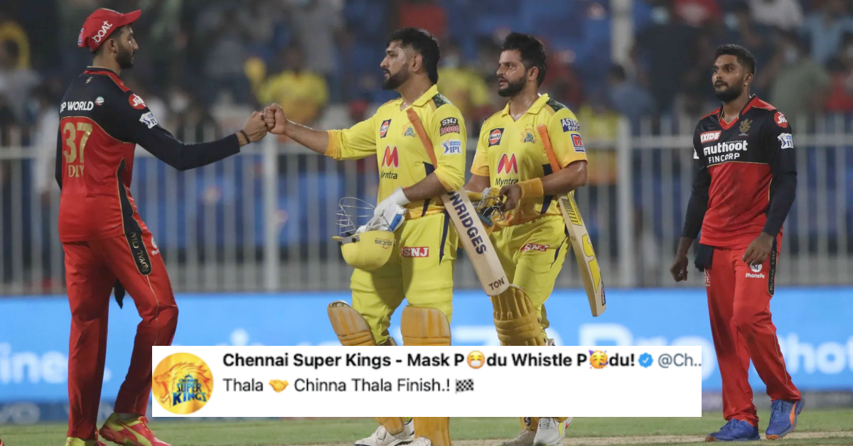 IPL 2021: Twitter Reacts As CSK Complete The Double Over RCB With A Comfortable 6-Wicket Victory