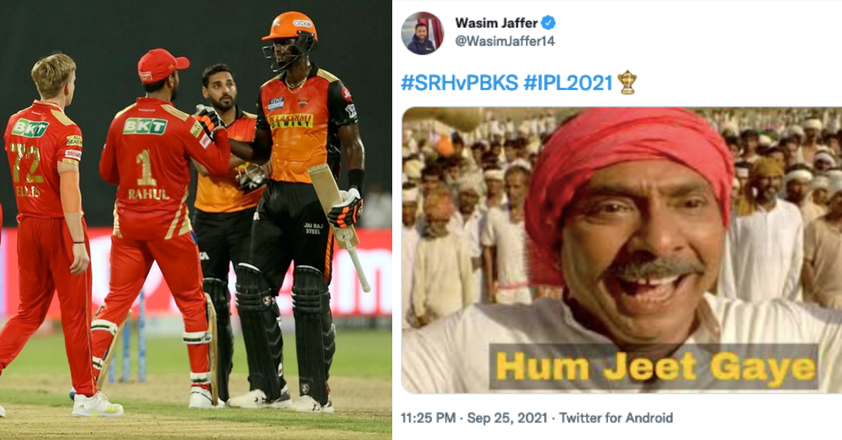 IPL 2021: Twitter Reacts As Jason Holder's Stupendous Efforts Go In Vain As PBKS Manage To Eke Out A 5-Run Win Over SRH