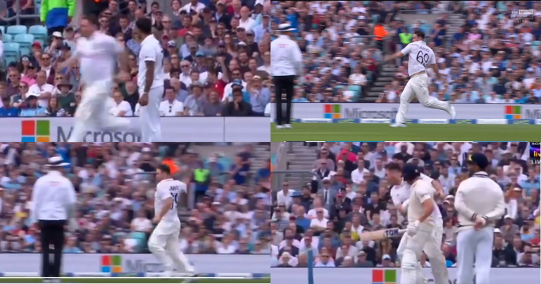 Jarvo69 Bumps Into Jonny Bairstow At The Oval