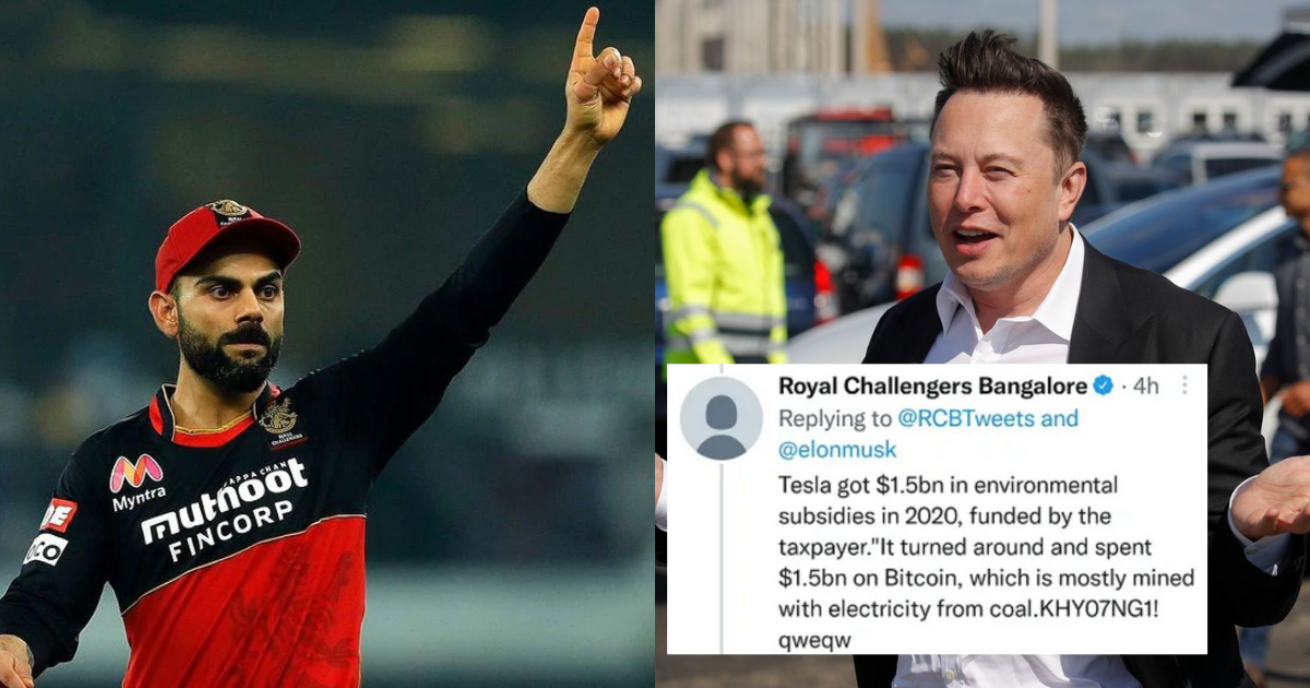 RCB Slams Elon Musk Through A Tweet, Claims Account Was Hacked