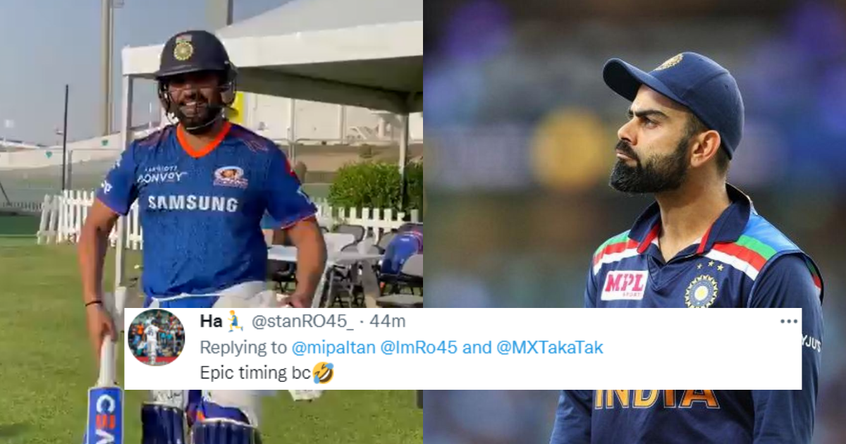'Great Timing Admin'- Fans Laud Mumbai Indians' Admin As He Welcomes Rohit Sharma Moments After Virat Kohli Stepping Down As Indian Captain