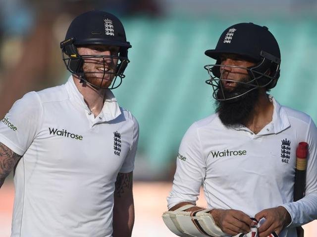 Moeen Ali and Ben Stokes. Photo- AFP