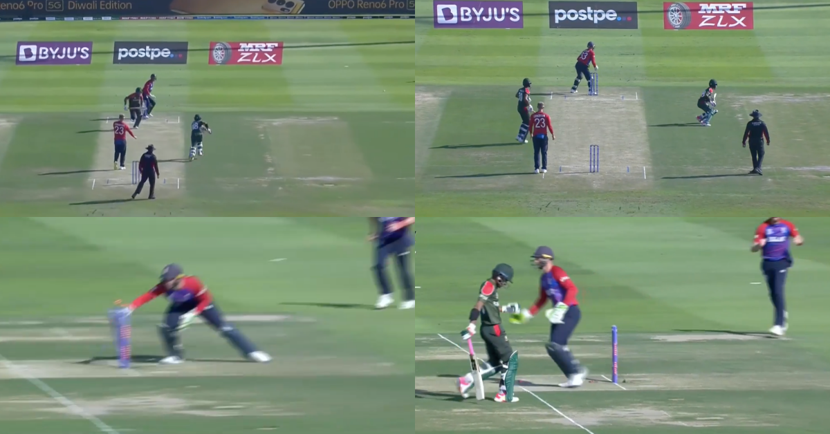 T20 World Cup 2021: Watch – Huge Mixup With Mahmudullah Results In Afif Hossain Getting Run Out