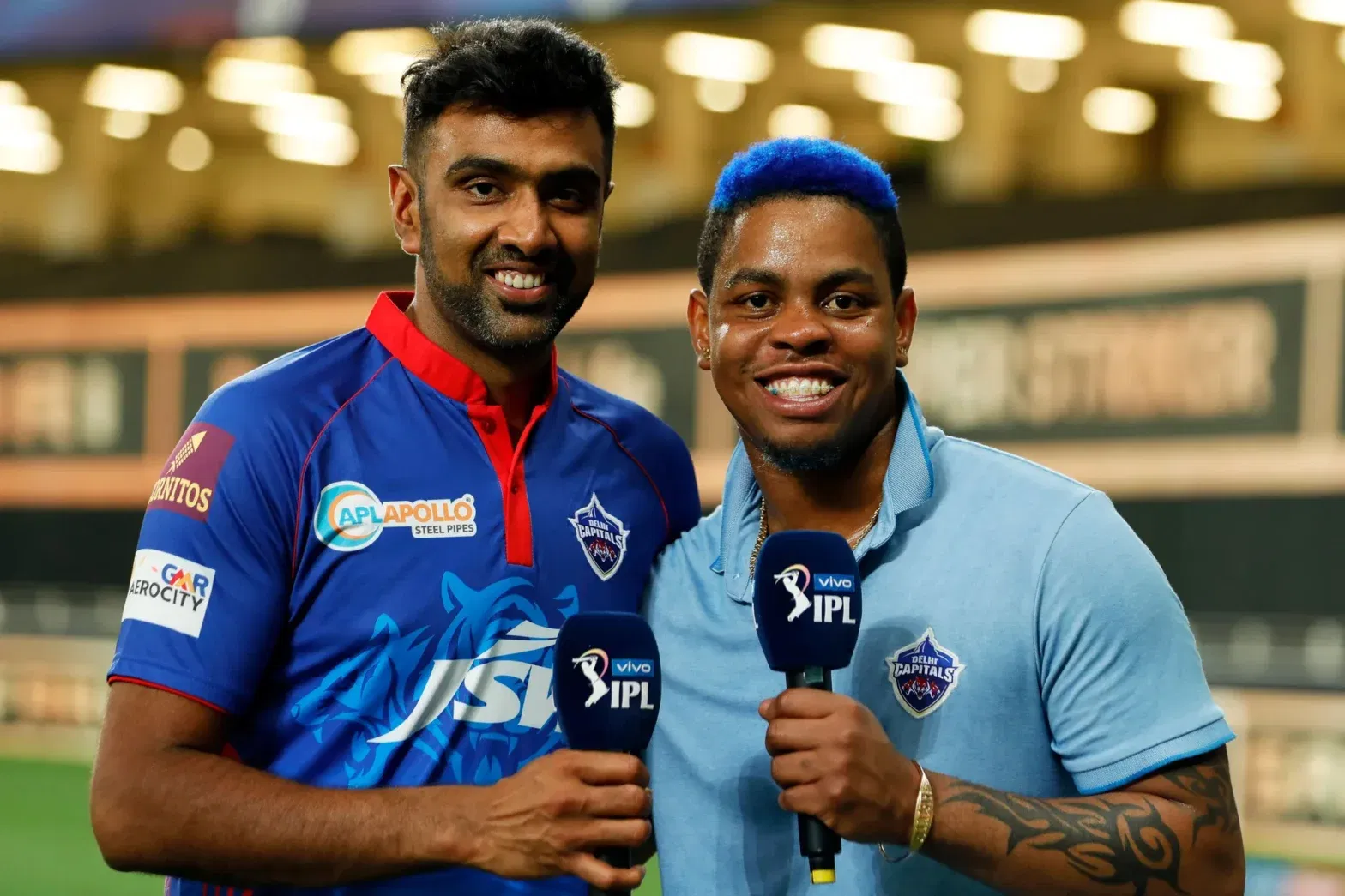 Ravichandran Ashwin and Shimron Hetmyer