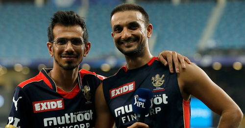 Yuzvendra Chahal and Harshal Patel