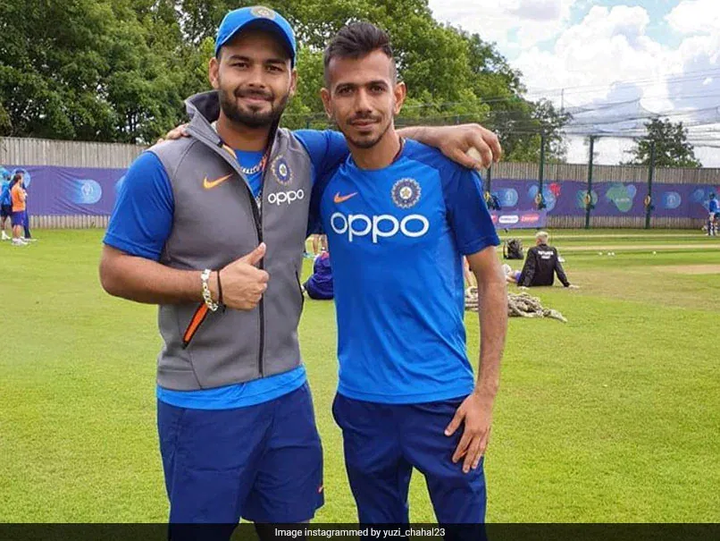 Yuzvendra Chahal and Rishabh Pant