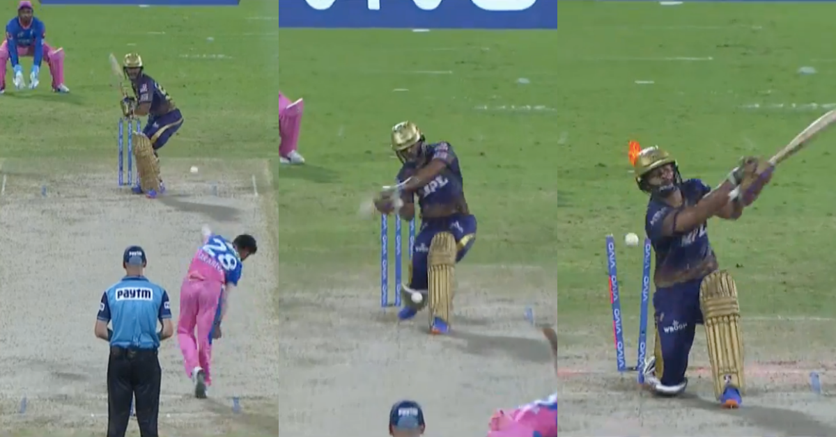 IPL 2021: Watch - Chetan Sakariya Knocks Over Rahul Tripathi With A Slower Delivery