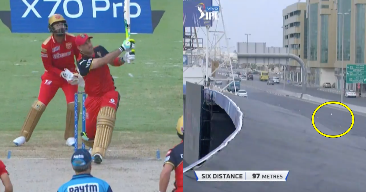 IPL 2021: Watch – Glenn Maxwell Smashes 97m Six Off Ravi Bishnoi, Ball Lands Out Of Sharjah