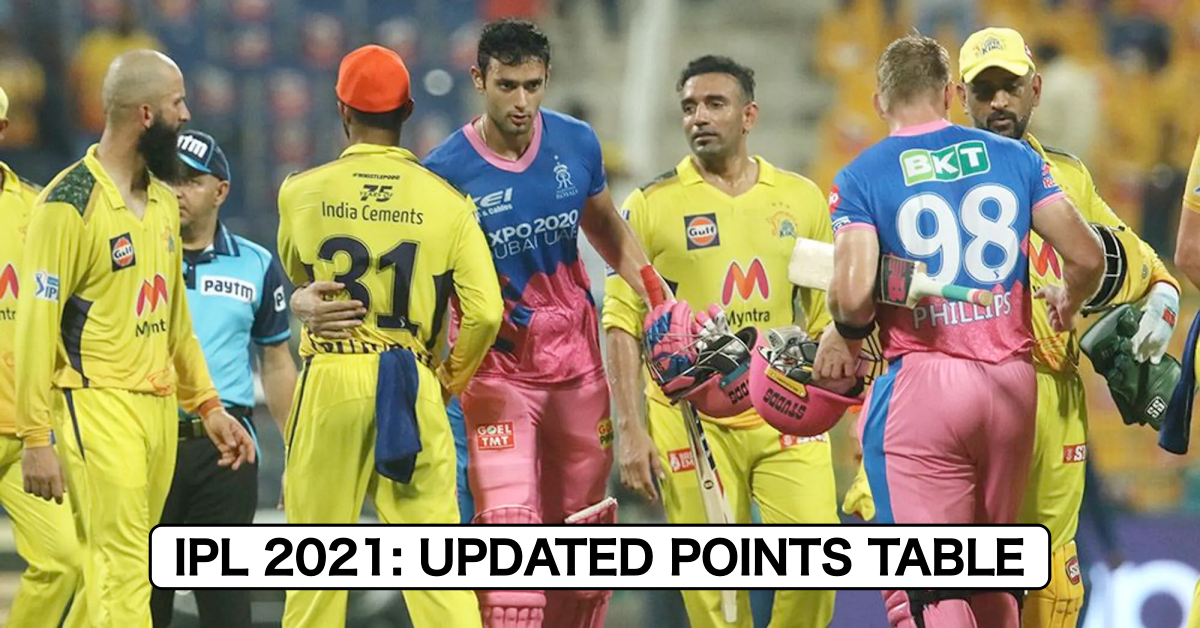 IPL 2021: Updated Points Table, Orange Cap, And Purple Cap Table After CSK vs RR