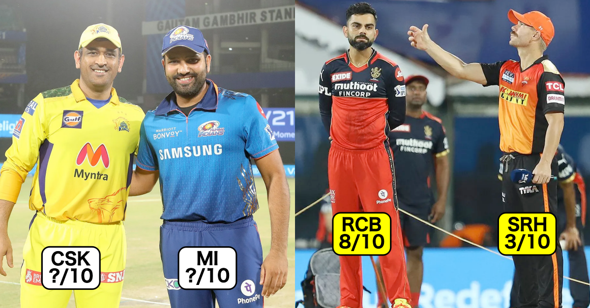 IPL 2021: Rating All Teams Based On Their Performance In The Tournament