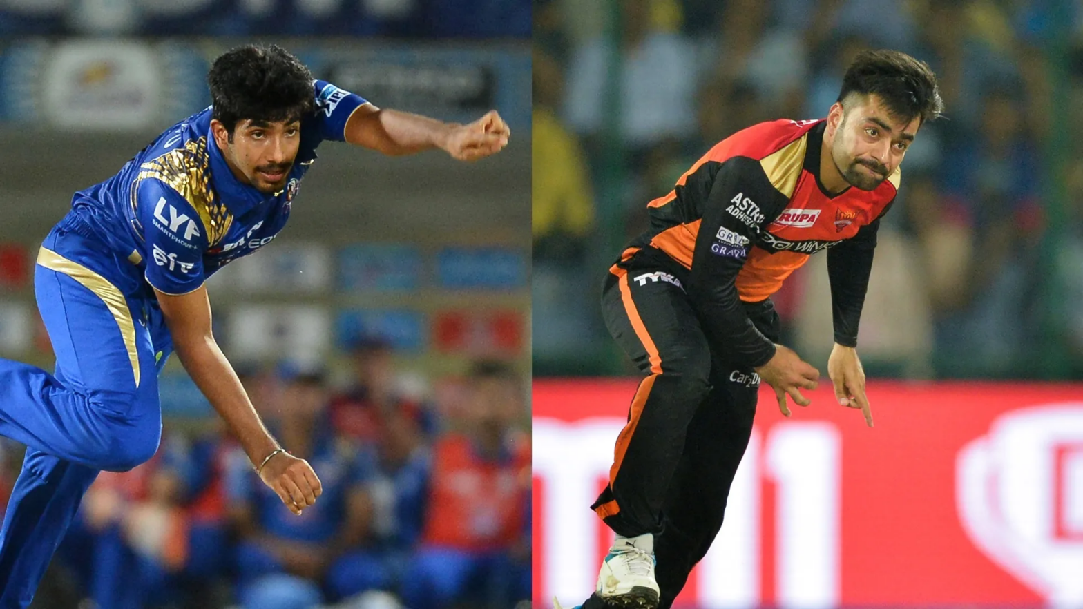 Jasprit Bumrah and Rashid Khan