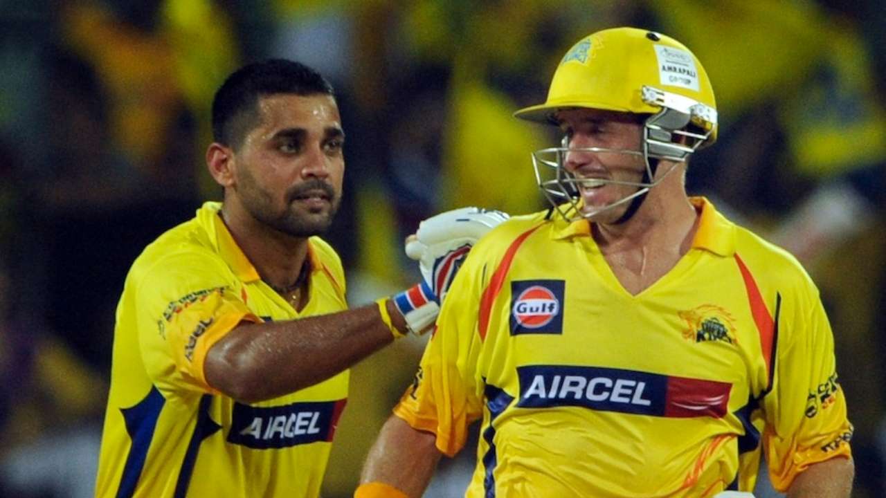 Murali Vijay and Michael Hussey 