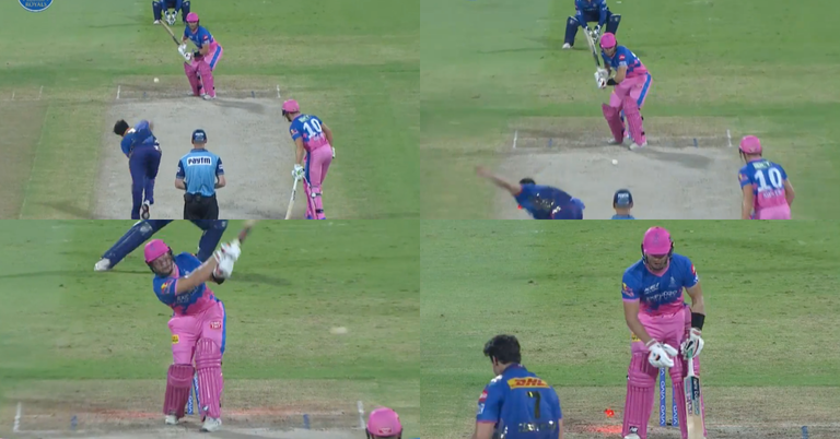 IPL 2021: Watch – Nathan Coulter-Nile Castles RR Batsman Glenn Phillips