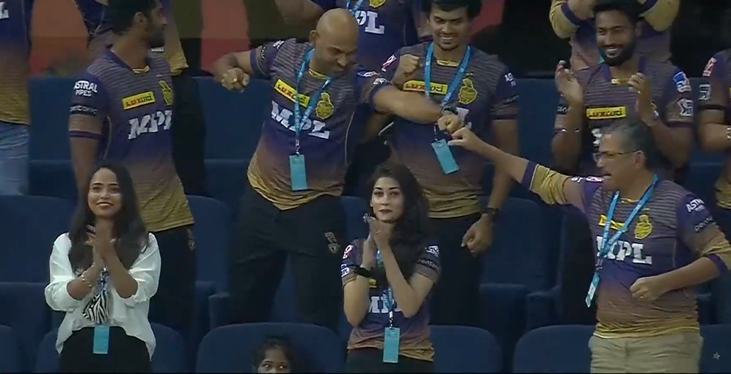 Revealed - Who Is This Woman Spotted Wearing KKR Jersey During SRH vs KKR Match In Dubai