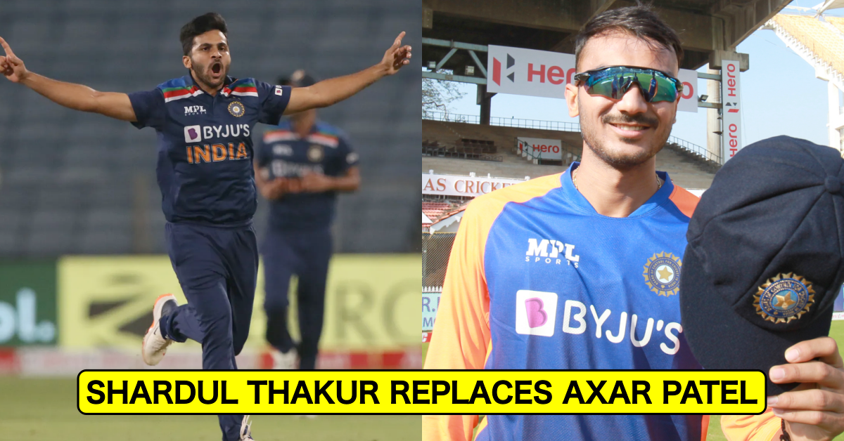 Just IN: Shardul Thakur Replaces Axar Patel In India's 15-Man Squad For T20 World Cup 2021