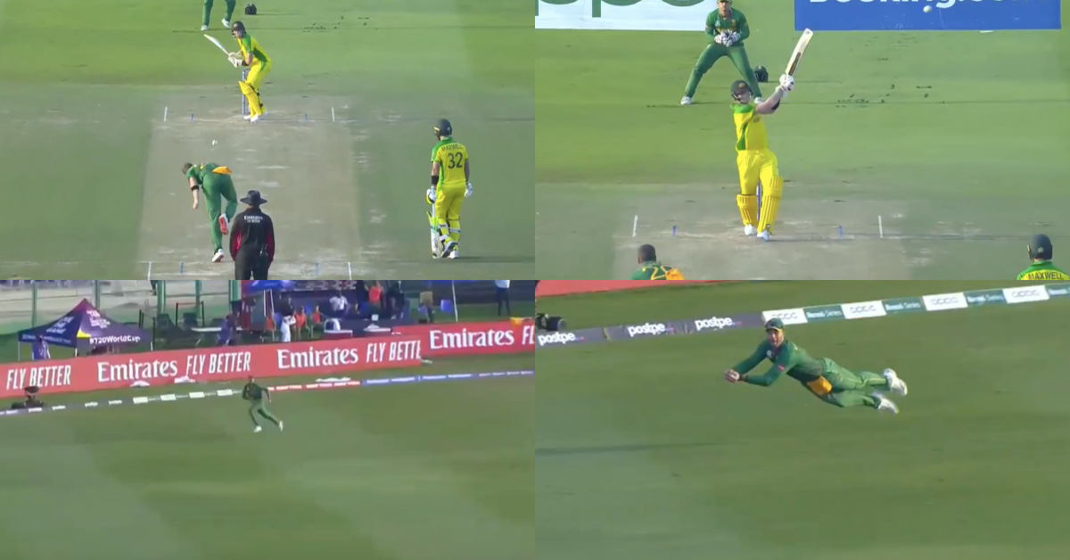 T20 World Cup 2021: Watch - Aiden Markram Takes A Stunner To Send Steve Smith Back