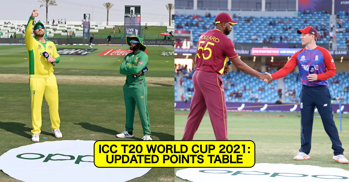 T20 World Cup 2021: Updated Super 12 Points Table After SA vs AUS, WI vs ENG