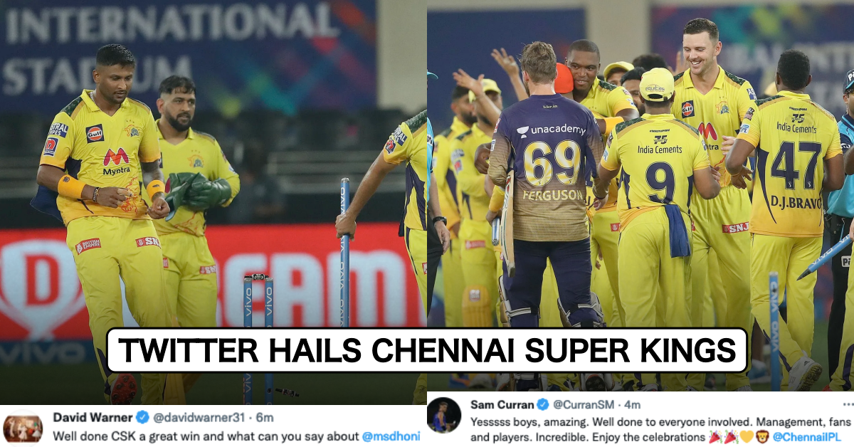IPL 2021: Twitter Erupts As Chennai Super Kings Beat KKR To Win Their 4th IPL Title