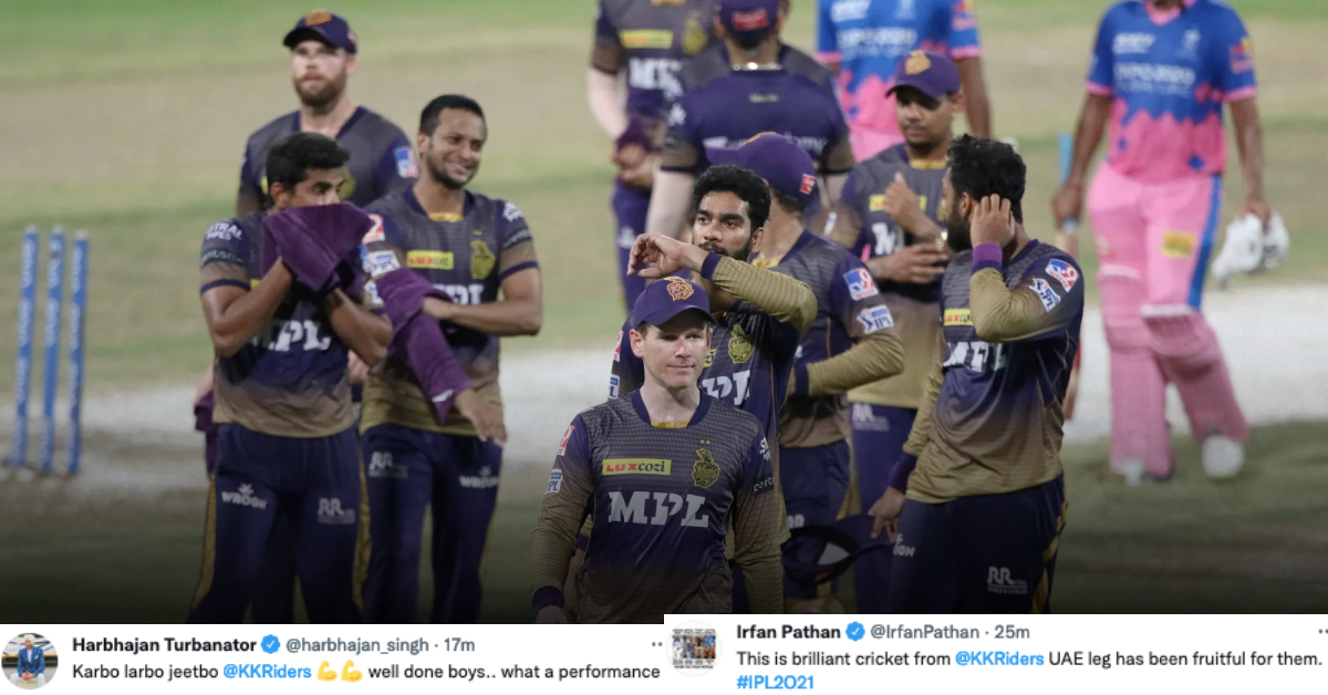 IPL 2021: Twitter Reacts As KKR Thrash RR By 86 Runs & Put Themselves In Driver's Seat To Make The Playoffs