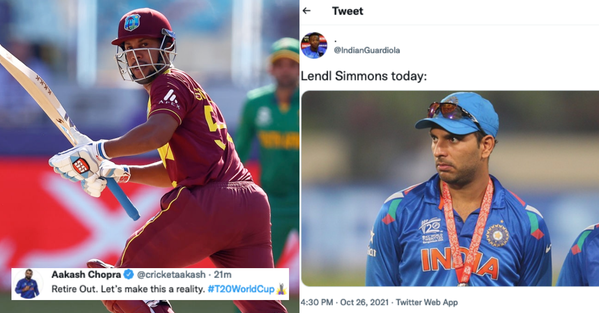 T20 World Cup 2021: Twitter Reacts To Lendl Simmons' Slow Knock Of 16 Runs From 35 Balls vs South Africa